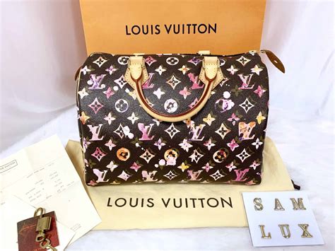 louis vuitton aquarelle speedy 30.